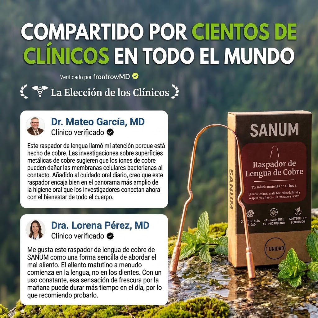 SANUM - Rascador de lengua de cobre