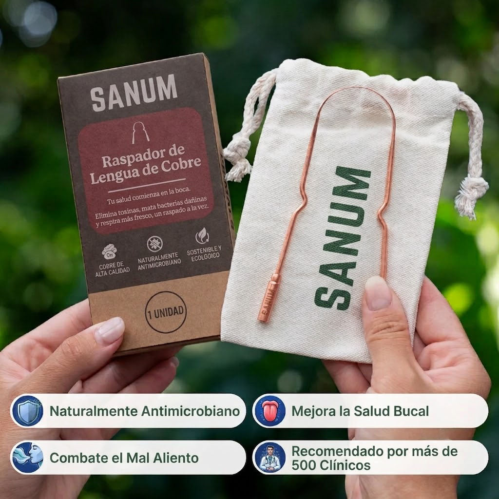 SANUM - Rascador de lengua de cobre
