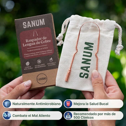 SANUM - Rascador de lengua de cobre