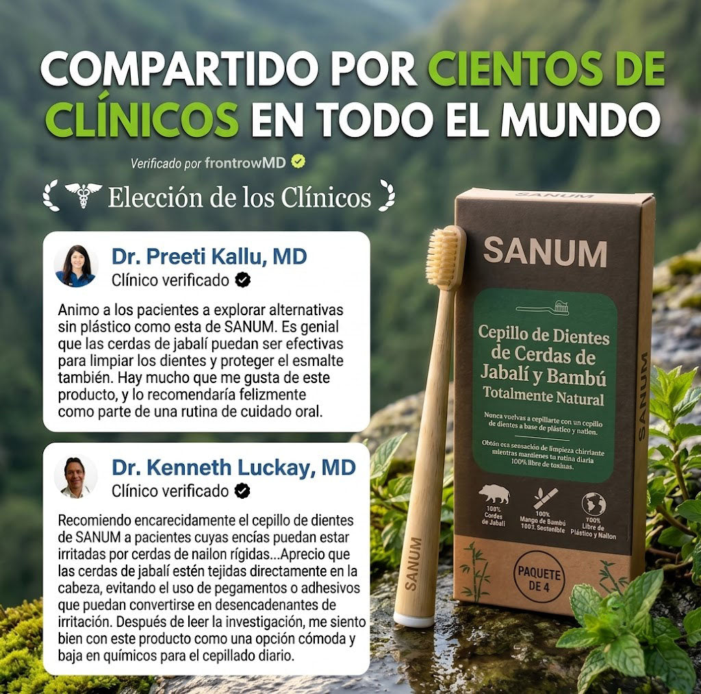 Cepillo de dientes ecológico PRIMAL (paquete de 4)