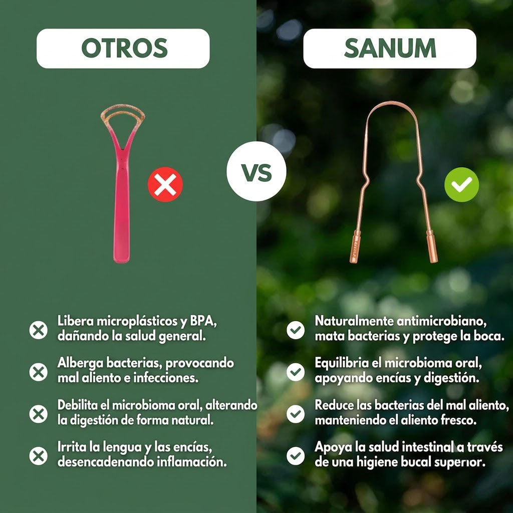 SANUM - Rascador de lengua de cobre