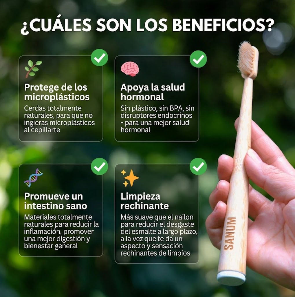 Cepillo de dientes ecológico PRIMAL (paquete de 4)
