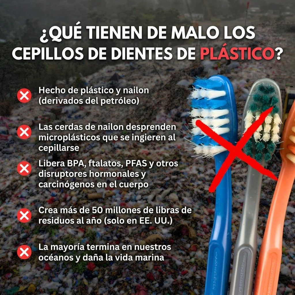 Cepillo de dientes ecológico PRIMAL (paquete de 4)