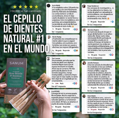 Cepillo de dientes ecológico PRIMAL (paquete de 4)