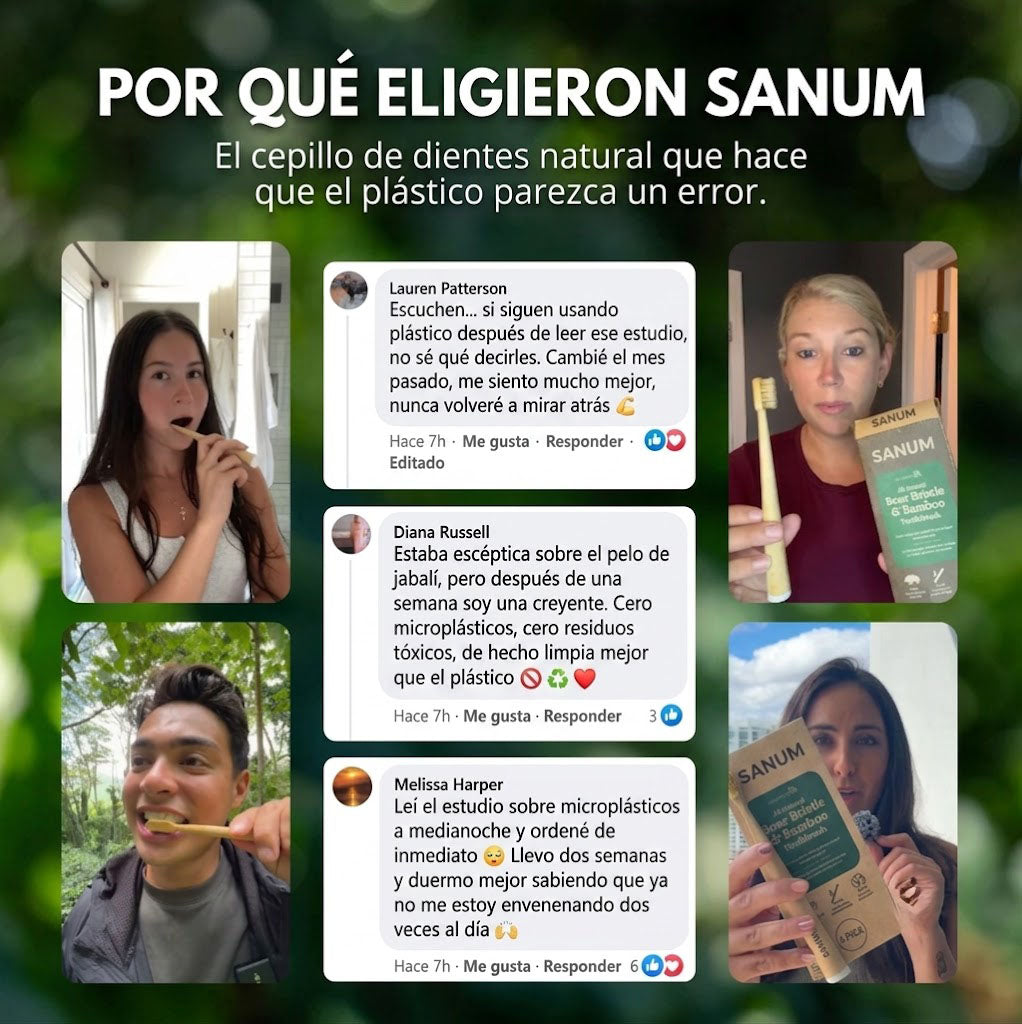 Cepillo de dientes ecológico PRIMAL (paquete de 4)