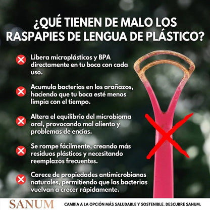 SANUM - Rascador de lengua de cobre